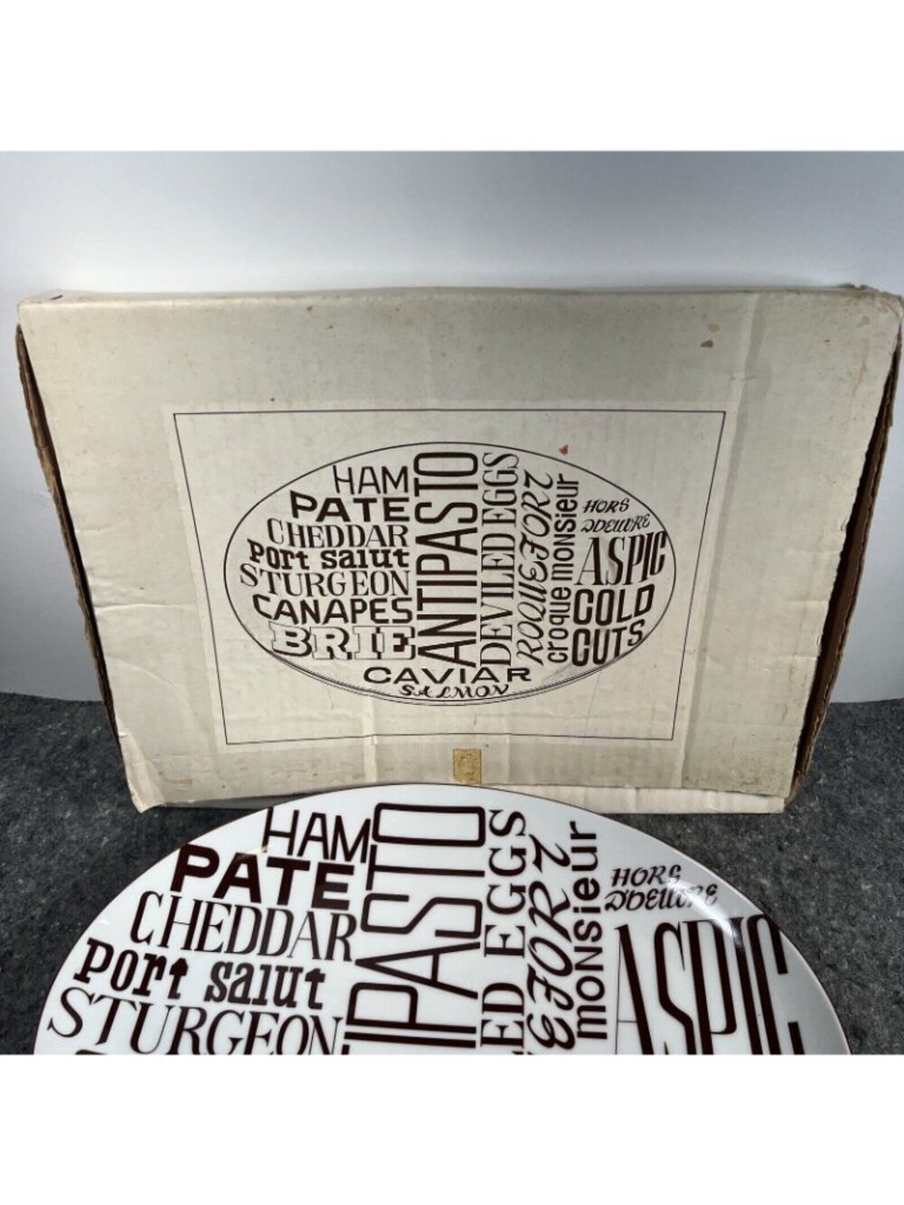 Vintage 1970s Platter by Amm for Taste Setter Collection - Made in Japan - W/Box - Picture 5 of 12
